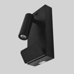 3W LED-Wandleuchte mit USB-Aufladung für den Nachttisch