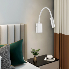 3W LED flexible gooseneck wall light LED reading lamp