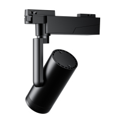 Projecteur LED sur rail 25 W pour musée avec angle de faisceau zoomable