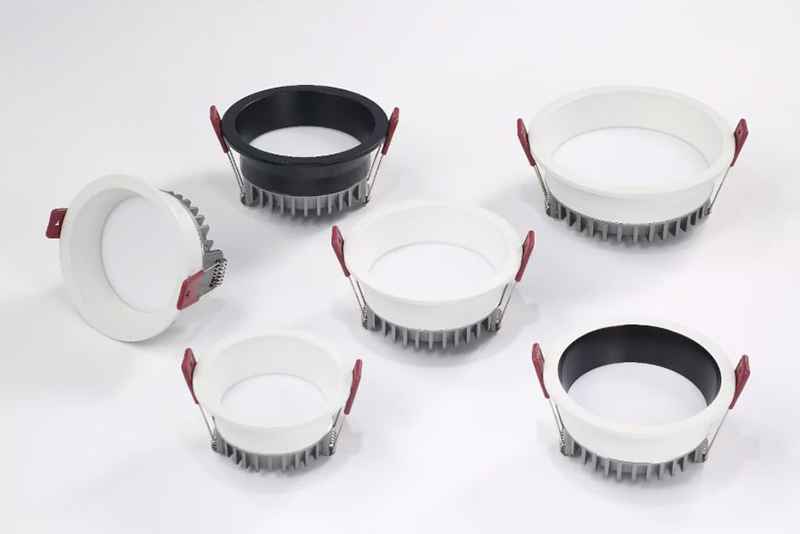 Spot encastré LED 7W sans scintillement et antireflet