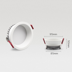 Downlights LED à intensité variable de 9 W Sans scintillement et anti-éblouissement