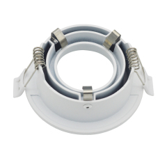 Cadre de spot encastré avec douille GU10 et antireflet