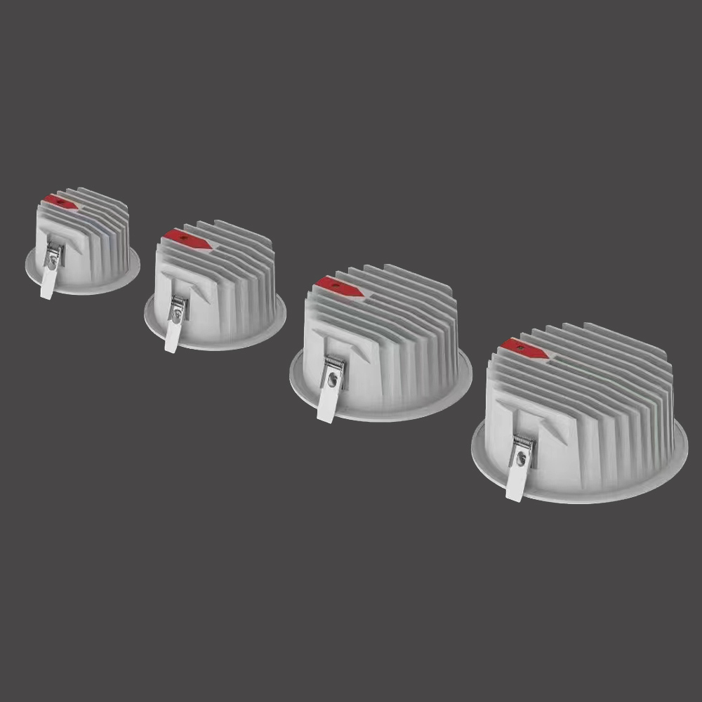 12W COB downlights LED flicker free and Anti glare
