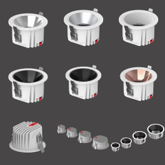 Downlights LED COB 12 W sans scintillement et anti-éblouissement