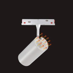 Fabricant de rail d'éclairage magnétique à LED 9W 12W 15W 20W 25W 30W en Chine