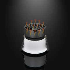 Iluminação embutida LED de 7 W, 10 W e 3 polegadas Luzes LED