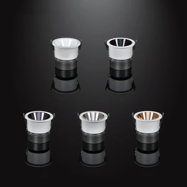 Iluminação embutida LED de 7 W, 10 W e 3 polegadas Luzes LED