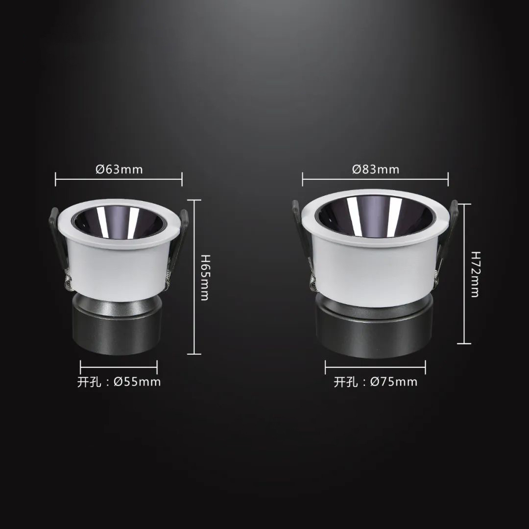 Éclairage LED encastré 7W 10W 3 pouces