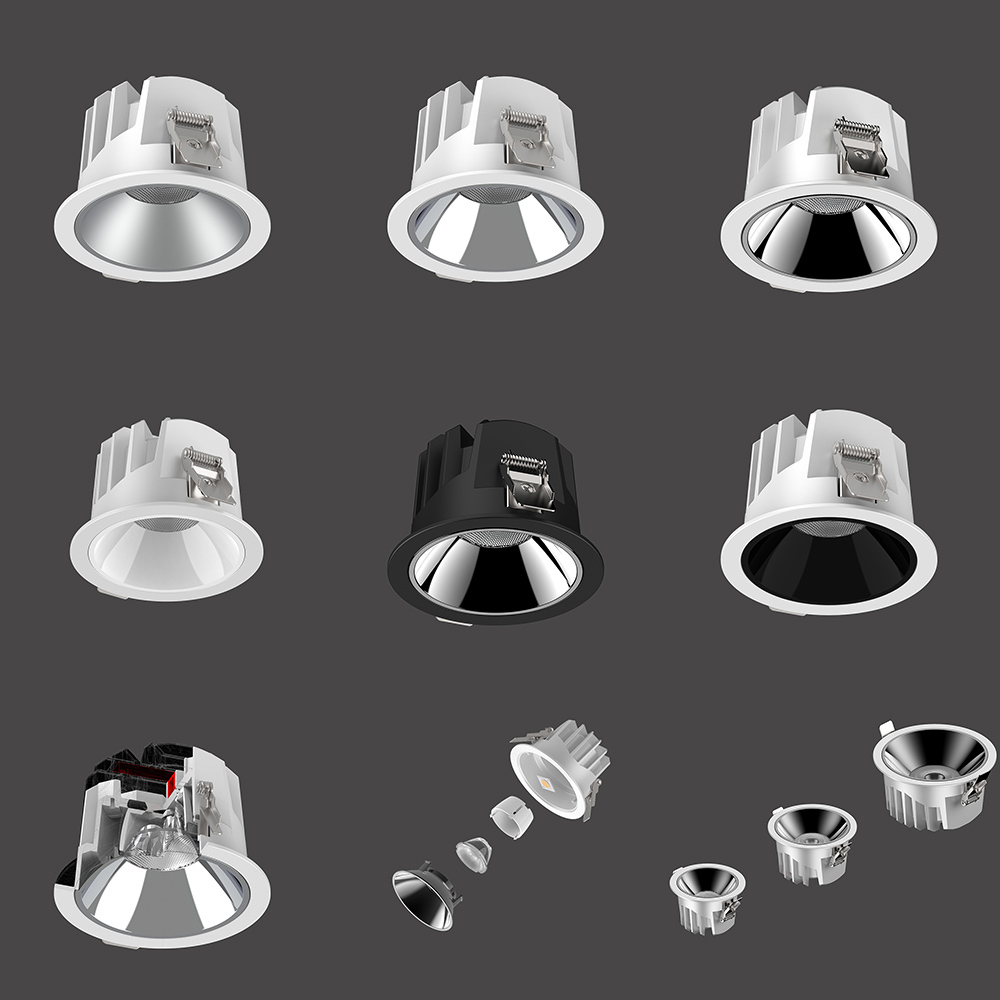 Remplacement des ampoules LED encastrées à intensité variable 12 W, 20 W, 30 W, 40 W, 50 W