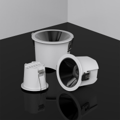 7W 10W 18W runde und quadratische Einbaudeckenleuchten LED-Downlights