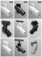 Luminaire de suivi à LED avec Rotate Aluminium 10W 20W 30W