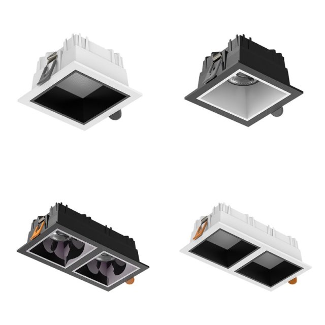 Spots encastrés LED carrés pour plafond : des solutions d'éclairage efficaces et élégantes