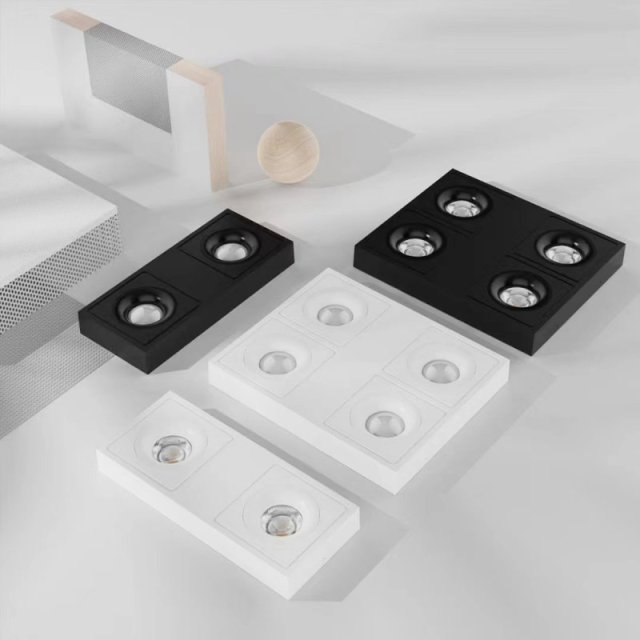 Luzes de teto LED Square: iluminação elegante e com baixo consumo de energia para espaços modernos