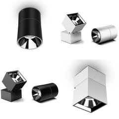 Plafonniers LED carrés et ronds : le mélange ultime de style et d'efficacité