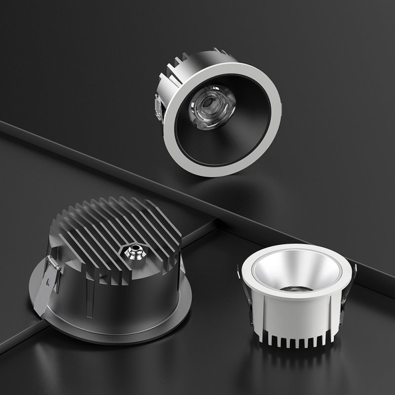 Wasserdichte COB-Downlights mit dimmbarer DALI-Technologie