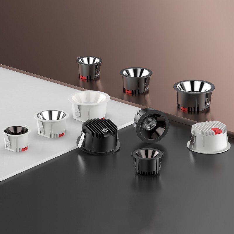 Wasserdichte COB-Downlights mit dimmbarer DALI-Technologie