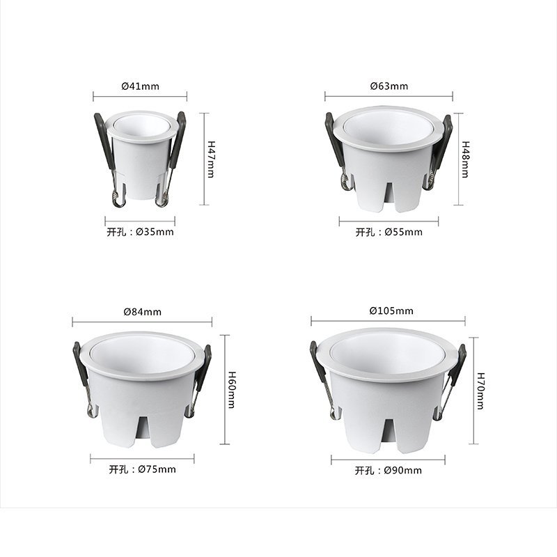 LED spotlights downlight fixture