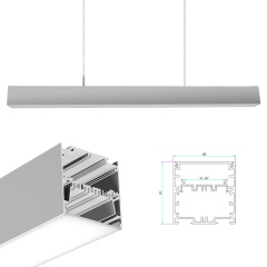 Luzes de teto LED lineares: estética moderna encontra eficiência energética