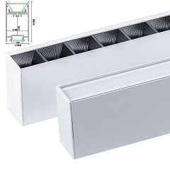 Éclairage LED linéaire haut/bas moderne de 8 pieds : éclairage moderne pour chaque espace