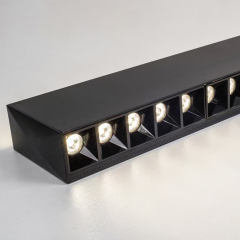 LED linear lighting fixture for kitchen island