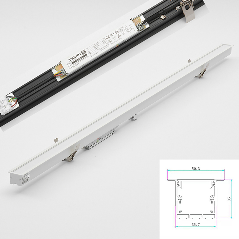Einbau-Linear-LED-Leuchte 6ft