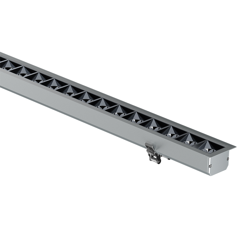Einbau-LED-Deckenleuchten, linear, 2,44 m
