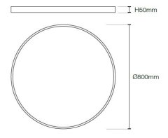 Plafonniers suspendus à LED plats avec 3CCT modifiables