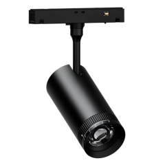 Magnetic LED track lighting system