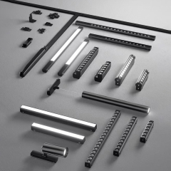 Magnetic LED track lighting system
