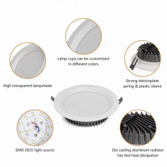 LED recessed ceiling lights downlights 10W 20W 30W