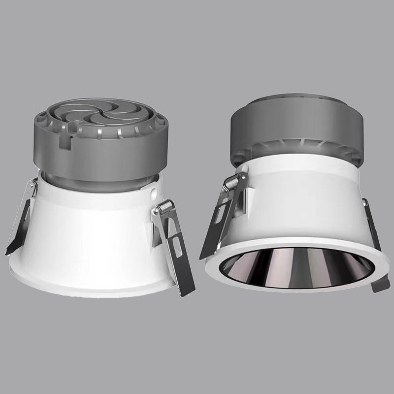 Lumières LED à intensité variable Downlights encastrés avec pilote Philips Usine chinoise