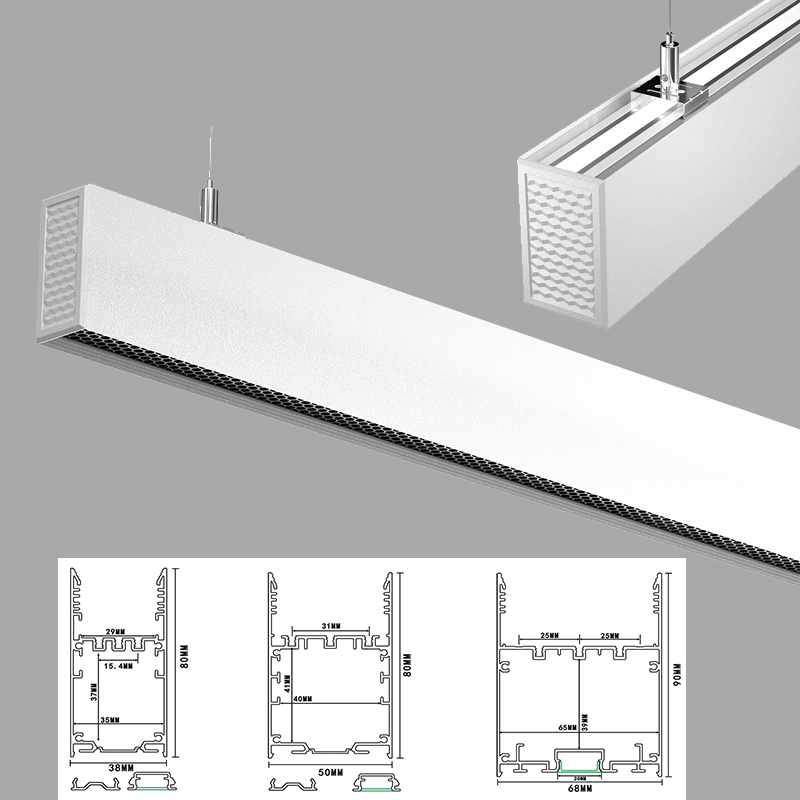 Linkable LED Linear Pendant Light with Philips Driver - Elegant ...