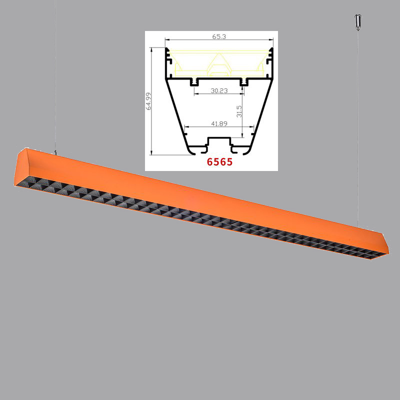 modern linear suspension LED lighting