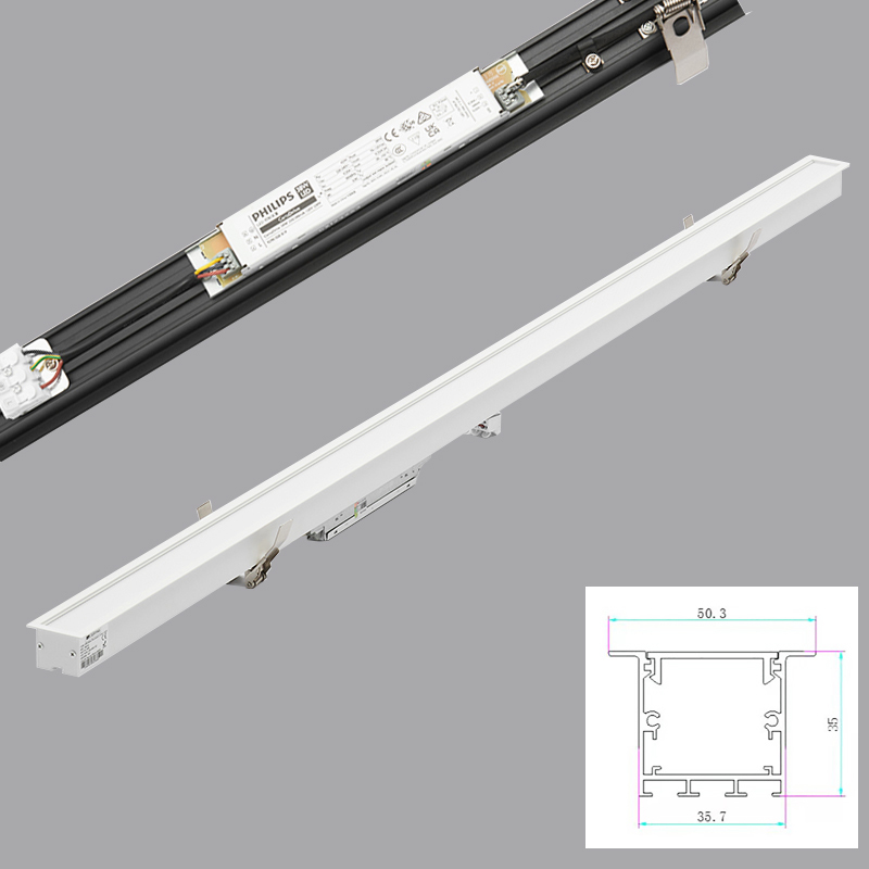 Einbau-Linear-LED-Leuchte 6ft