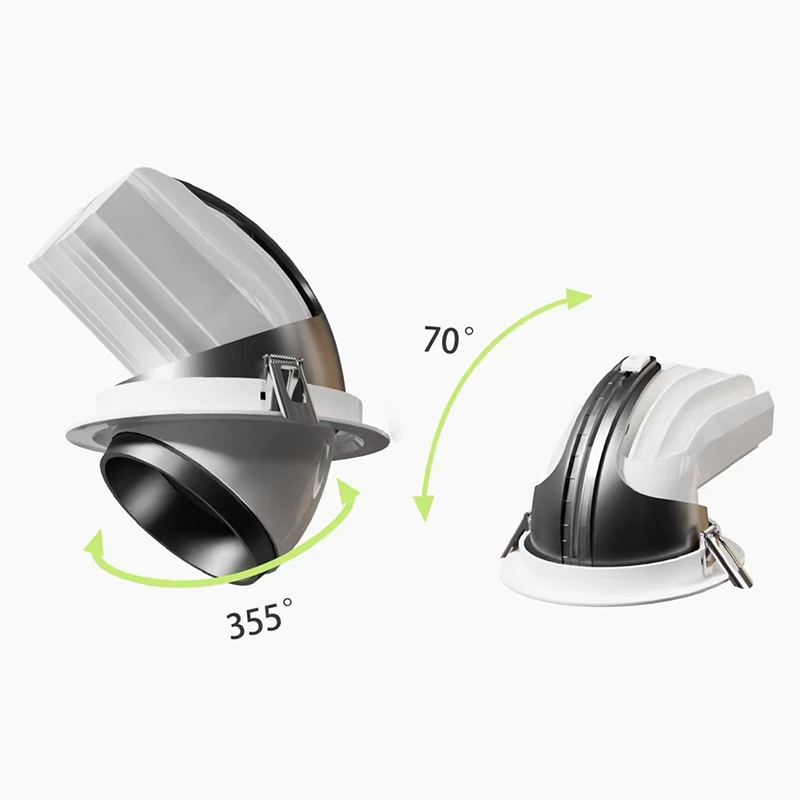 gimbal downlight adjustable recessed lighting 50W