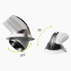 gimbal downlight adjustable recessed lighting 50W