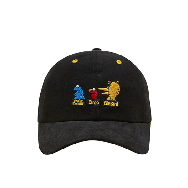 [SESAME STREET X ADLV] SESAME STREET BASIC BALL CAP BLACK