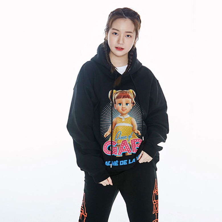 TOY STORY X acmé de la vie COLOR CHIP HOODIE (GABBY GABBY) BLACK