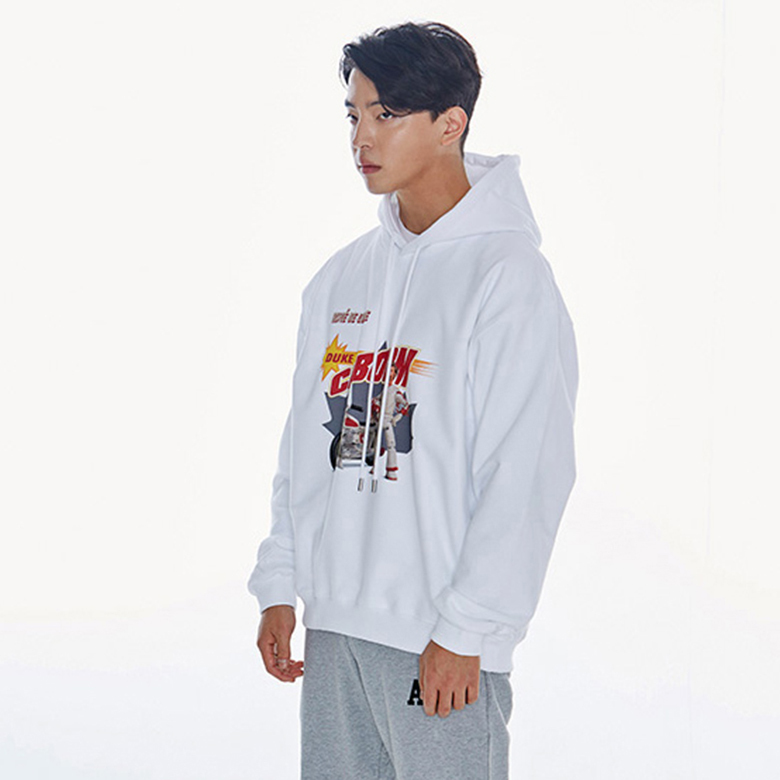 TOY STORY X acmé de la vie COLOR CHIP HOODIE (DUKE CABOOM) WHITE