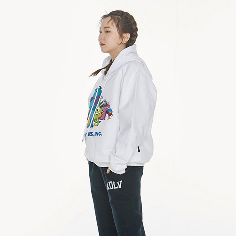 MONSTERS X acmé de la vie PIXEL_MONSTERS_ HOODIE WHITE