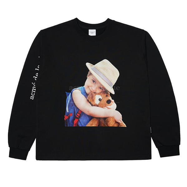 ADLV BABY FACE SWEATSHIRT BLACK SCHOOL BAG
