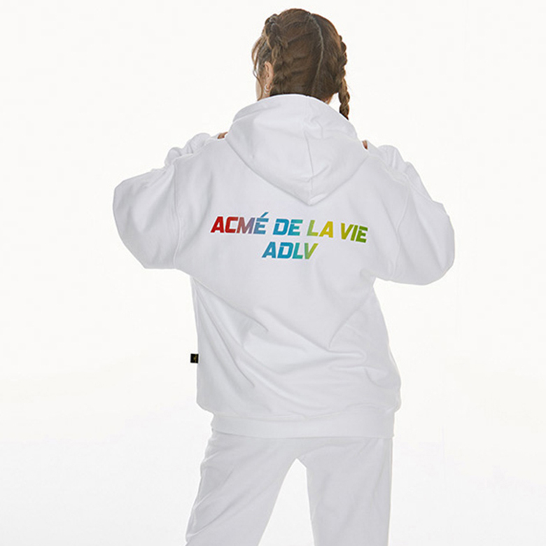 TOY STORY X acmé de la vie DUCKY & BUNNY_HOODIE WHITE