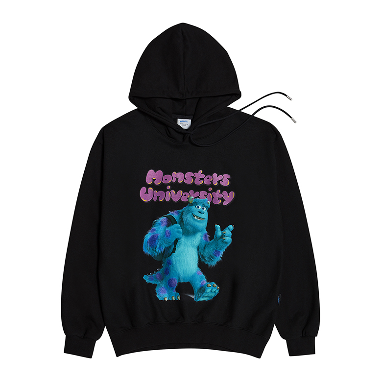 MONSTERS X acmé de la vie MONSTERS UNIVERSITY_HOODIE BLACK