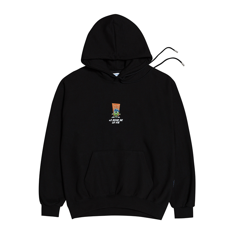 MONSTERS X acmé de la vie SCARE SCHOOL HOODIE BLACK