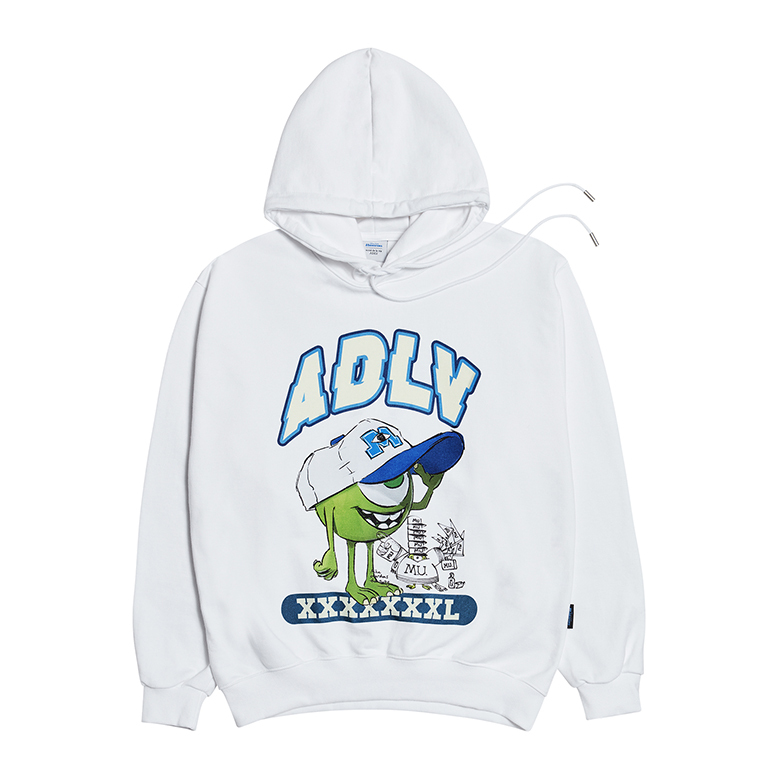 MONSTERS X acmé de la vie ADLV HOODIE (MIKE) WHITE