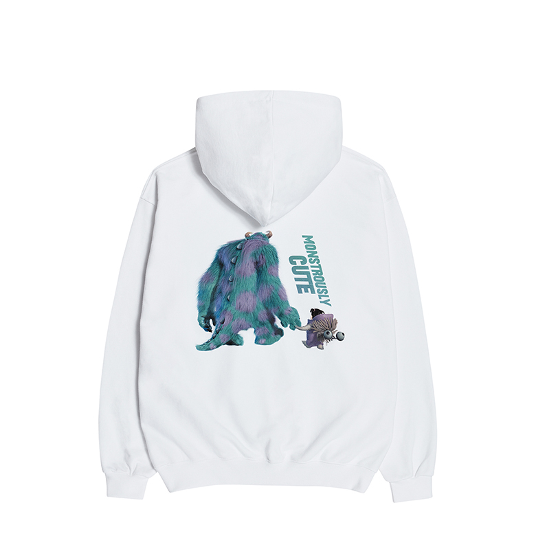 MONSTERS X acmé de la vie MONSTERS_FRIEND HOODIE WHITE