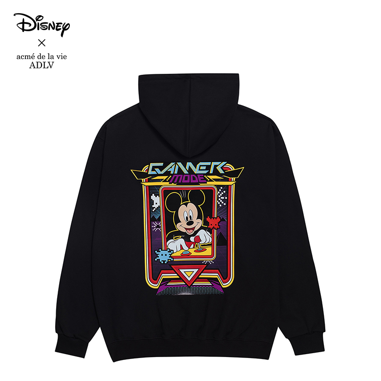 [DISNEY X ADLV] TARGET GAME HOODIE BLACK