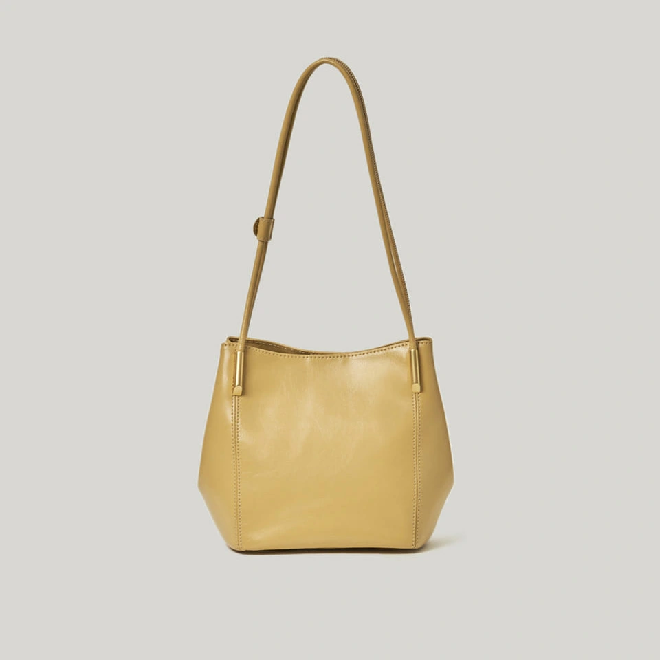 Atelier de LUMEN Marron Bag / Misty White / Golden Brown