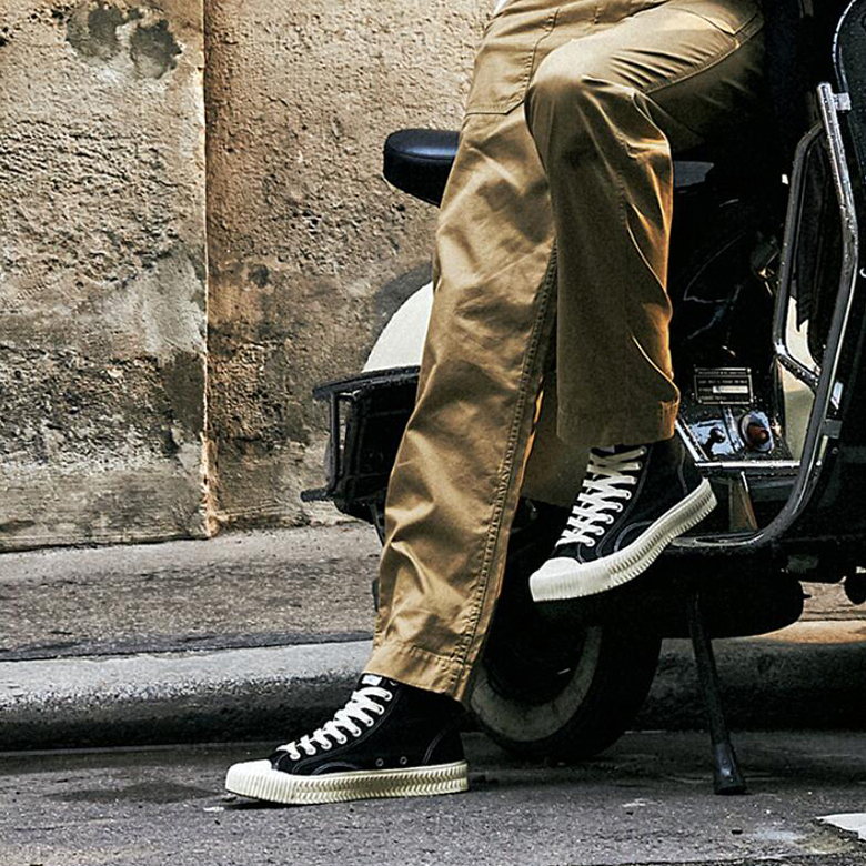 Korea EXCELSIOR canvas shoe BOLT HI_ES_M6117CV_BK