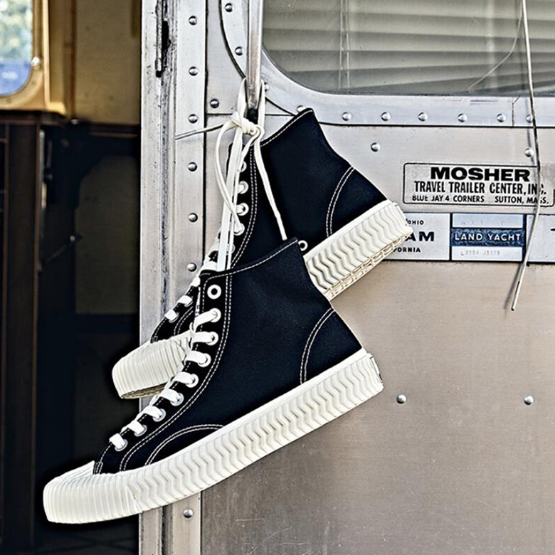 Korea EXCELSIOR canvas shoe BOLT HI_ES_M6117CV_BK